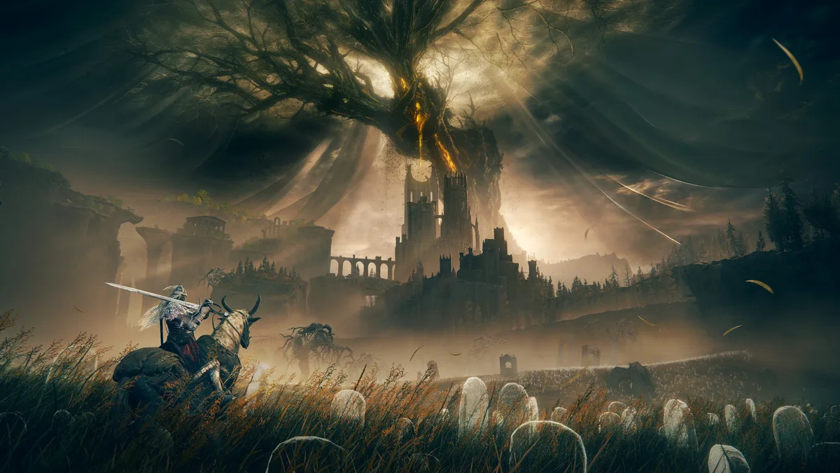 Boss battle in Elden Ring by FromSoftware and Bandai Namco on PC, PS5, and Xbox Series X|S