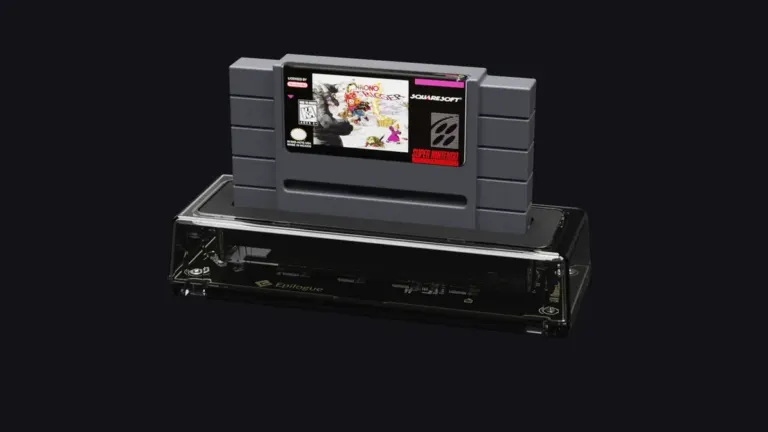 Epilogue SN Operator USB-C Super Nintendo cartridge reader with Chrono Trigger