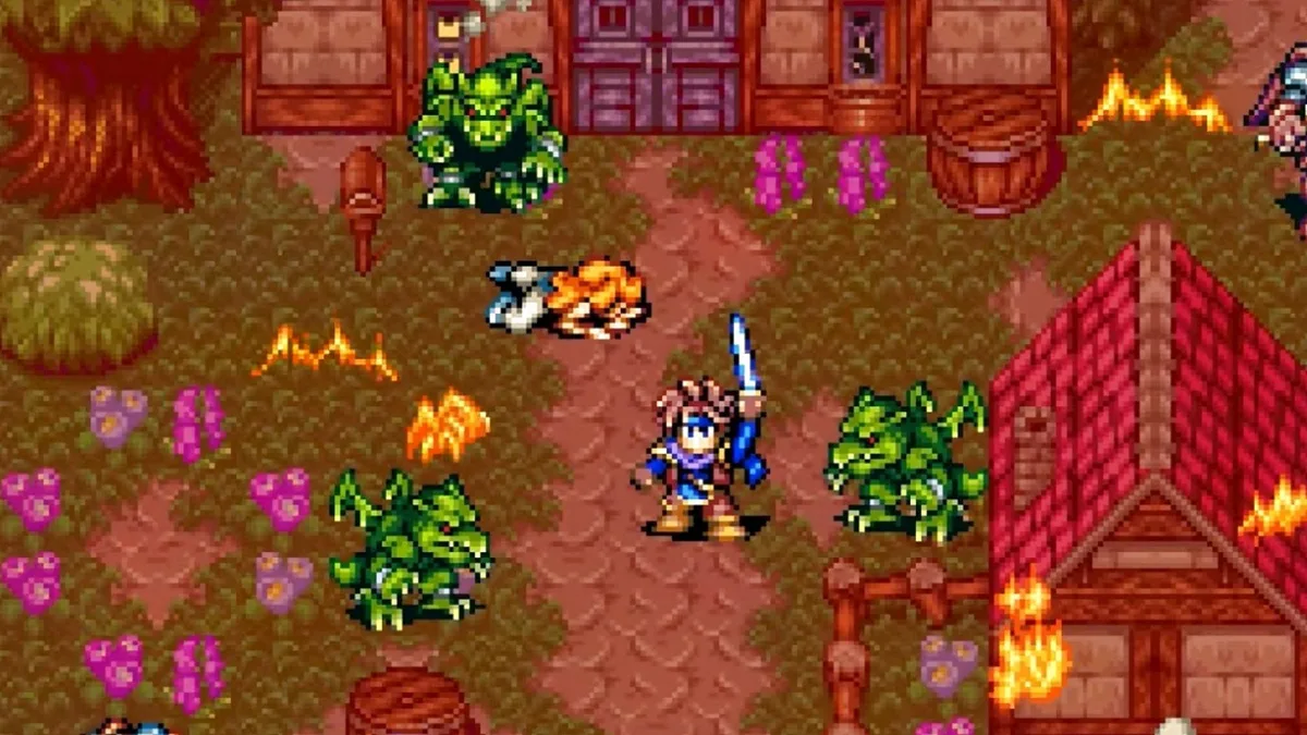 Eternal Hunters SNES combat