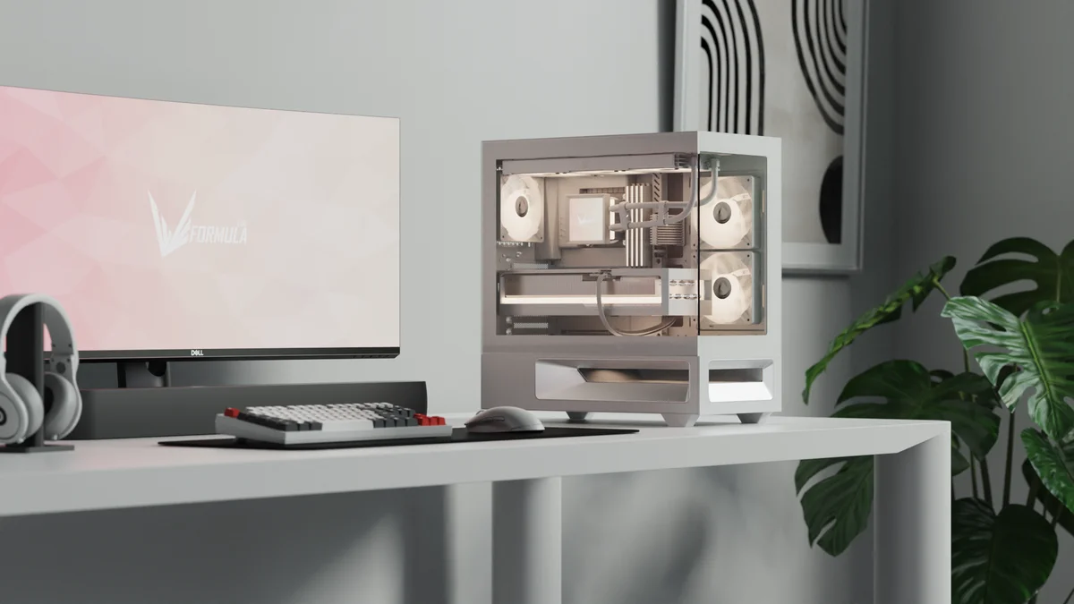 Formula V Line Crystal Z3 Plus Panoramic ATX PC Case