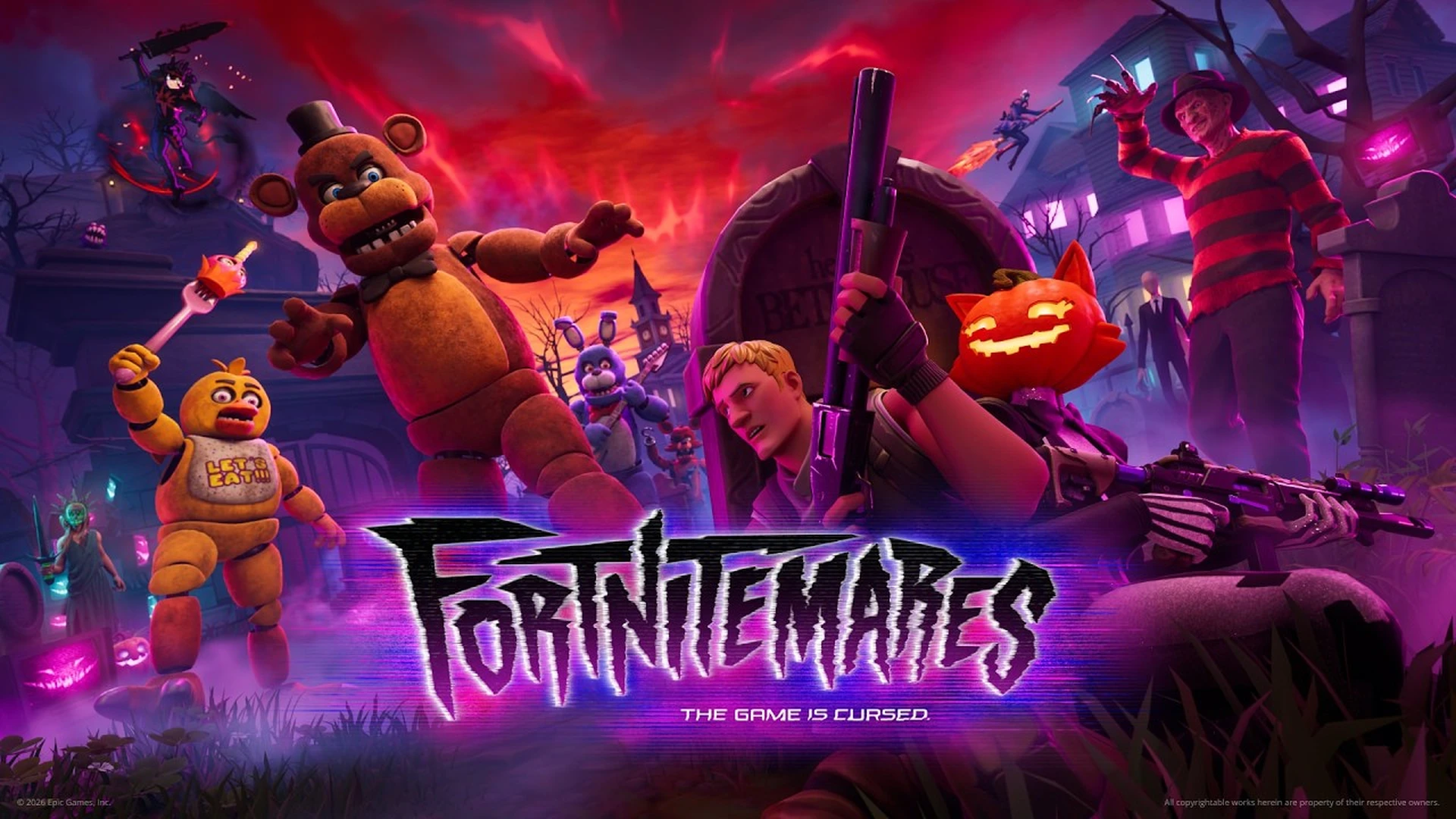 Fortnite Fortnitemares 2026 Nitemare Battle Royale quests in Nightmare Neighborhood and Wonkeeland