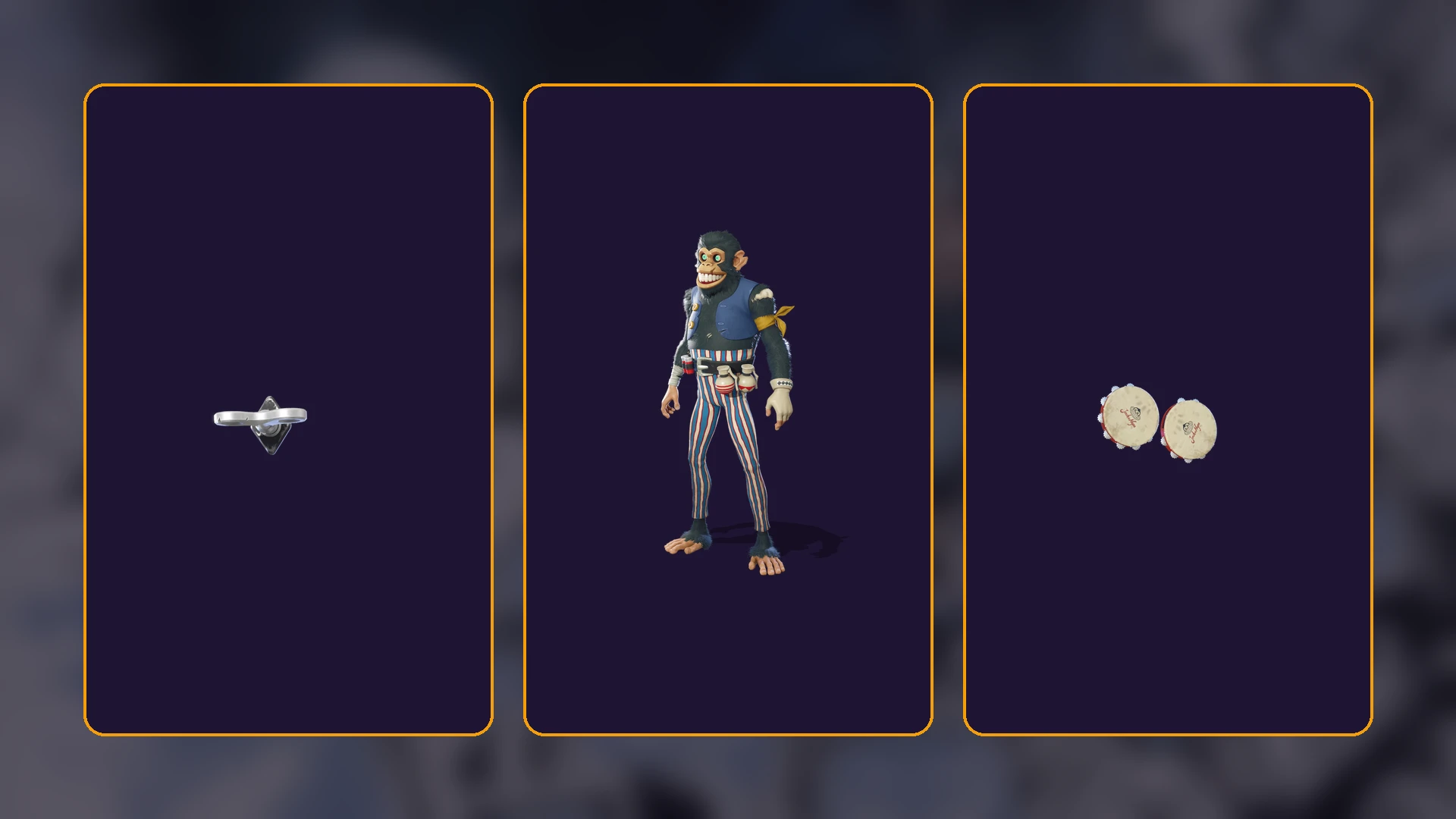 Jack-A-Nape free cosmetic set in Fortnite: Wind-Up Key Back Bling, Jack-A-Nape Outfit, and Jack s Tambourine Pickaxe