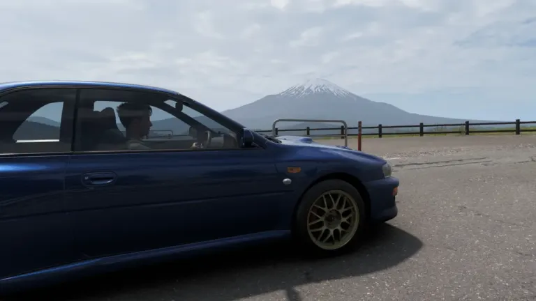Forza Horizon 6 driving in Japan near Mount Fuji