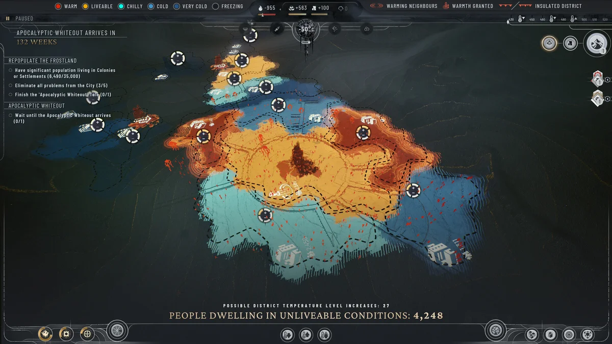 Frostpunk spin-off first-person co-op open-world survival 11 bit studios Frostland scout expedition across the frozen wasteland in Frostpunk by 11 bit studios