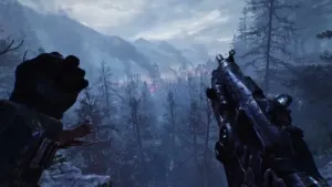 Gears of War E-Day VR mod first-person view with Lancer