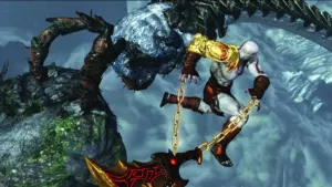 Kratos in God of War 3 Remastered on PC