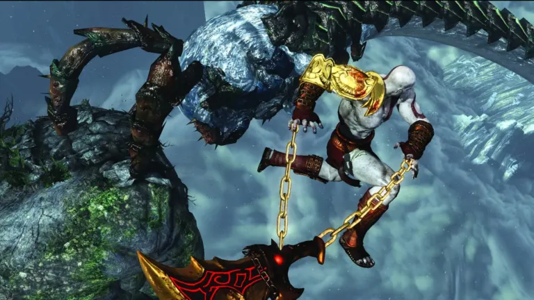 Kratos in God of War 3 Remastered on PC