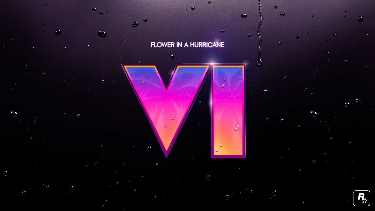 Official artwork for Justice's Flower in a Hurricane single from the Grand Theft Auto VI soundtrack