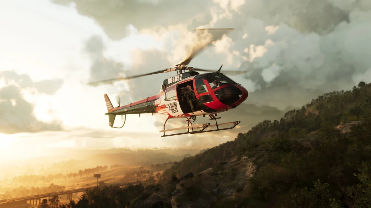 Rugged canyons and wilderness trails of Mount Kalaga National Park on Leonida northern border in GTA 6