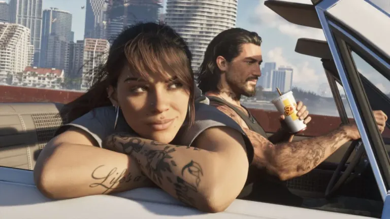 Official GTA 6 artwork Jason and Lucia