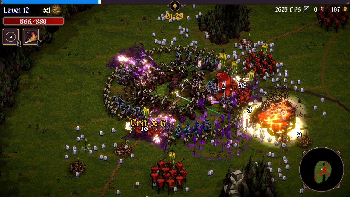 Heroes Never Die fantasy strategy and survivor game by Ludogram on PC Steam