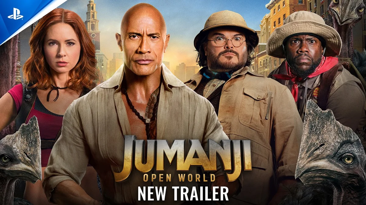 Jumanji Open World official trailer PlayStation Sony Pictures