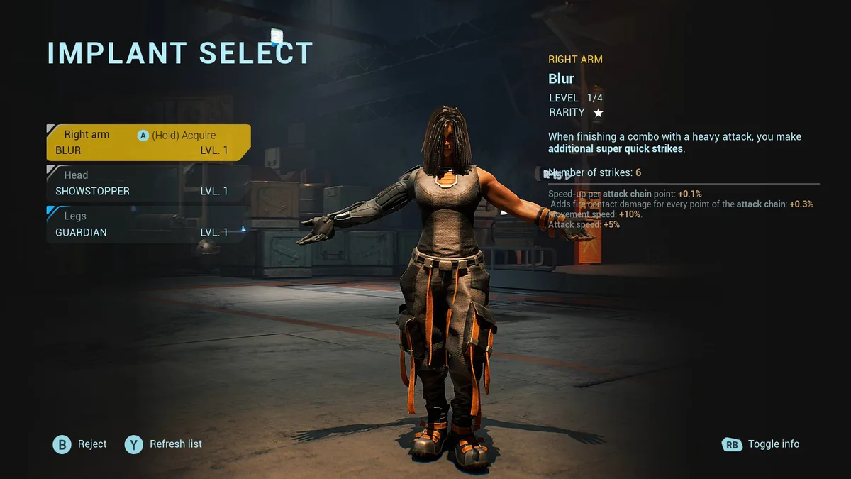 Kiborg BodySplit free DLC melee combat and cybernetic implants