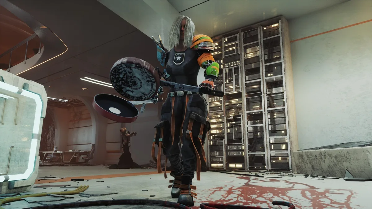 Kiborg BodySplit update new female playable character Sobaka Studio