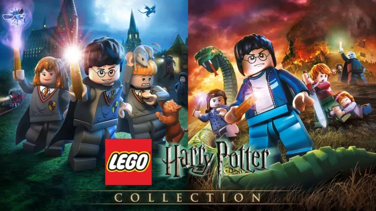 Official key art for LEGO Harry Potter Collection on Nintendo Switch 2 featuring Years 1-4 and Years 5-7