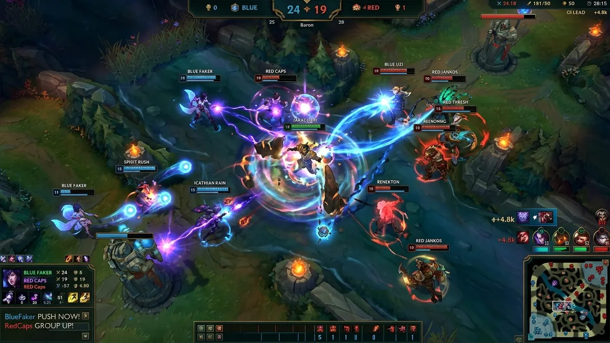 League of Legends Teamfight