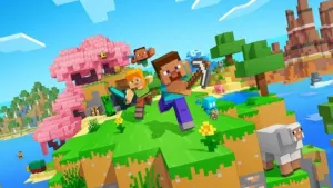 Official Minecraft Nintendo Switch 2 key art