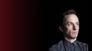 Official portrait of composer Mick Gordon