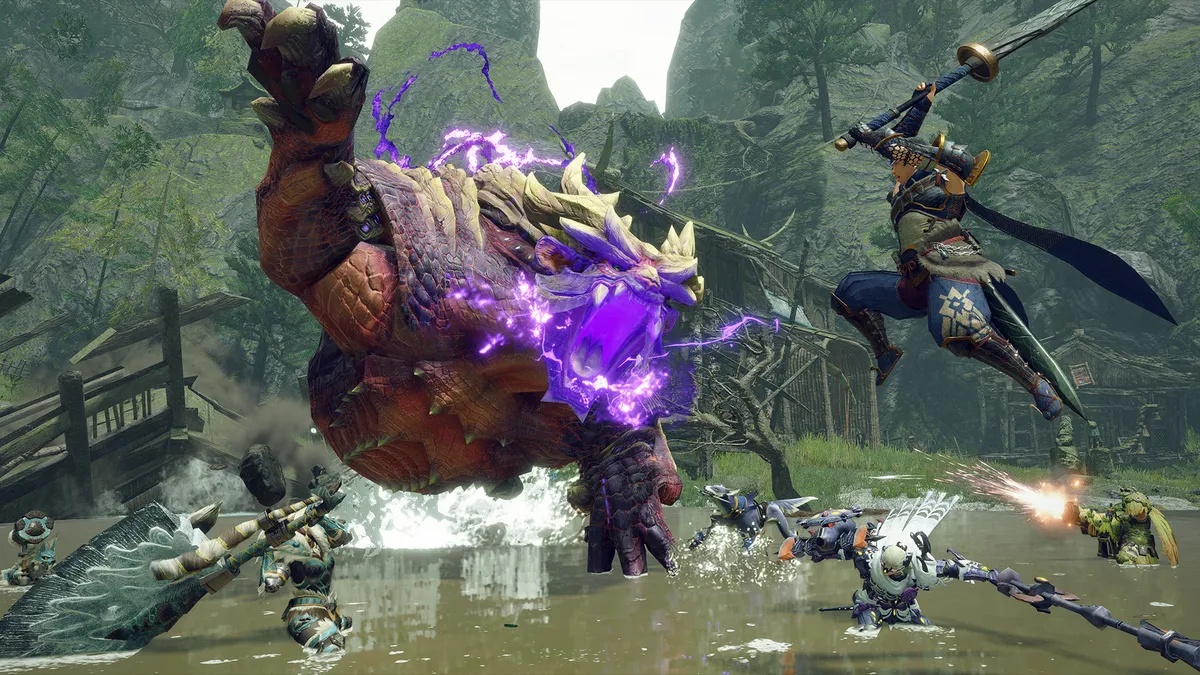 Monster Hunter Rise gameplay