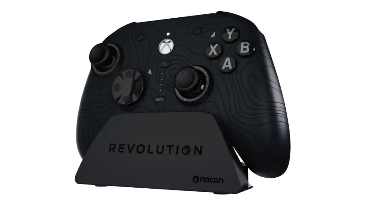 Nacon Revolution Pro X - SE wireless controller for Xbox Series X and PC on stand