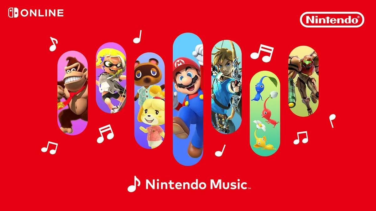 Nintendo Music complete game soundtrack list on Nintendo Switch Online featuring Pokémon Legends: Z-A