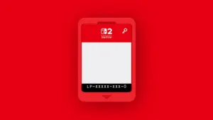 Nintendo Switch 2 Game-Key Card retail box and physical cartridge illustrating Nintendo reprint policy