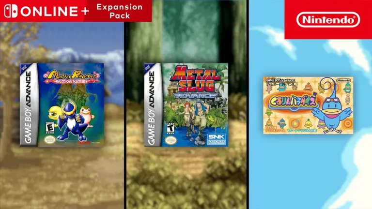 Metal Slug Advance and GBA Games on Nintendo Switch Online