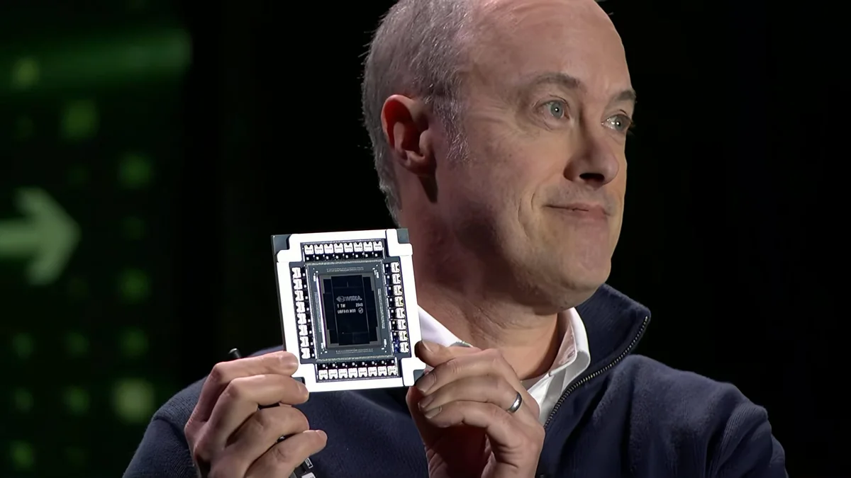 NVIDIA high-density AI and GPU package mounted on advanced ABF substrate