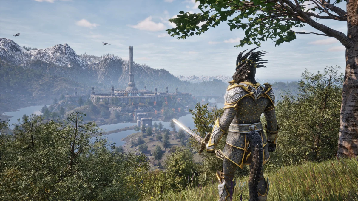 The Elder Scrolls IV: Oblivion Remastered Imperial City view in Unreal Engine 5