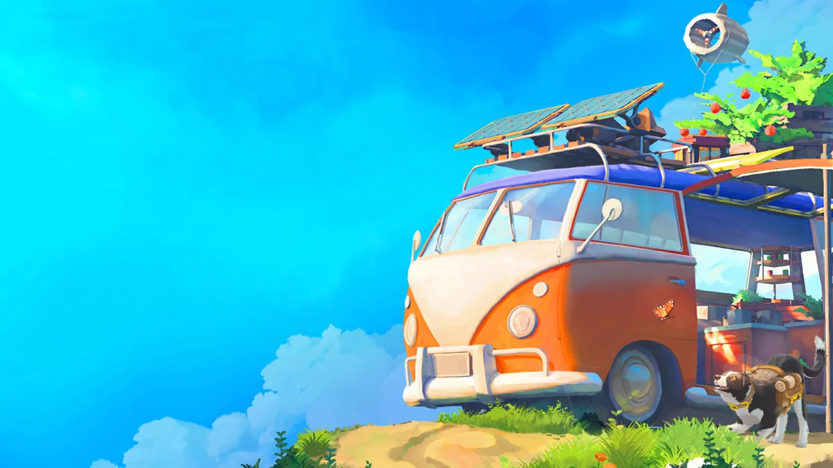 Outbound on PS5: open-world electric camper van building and customization