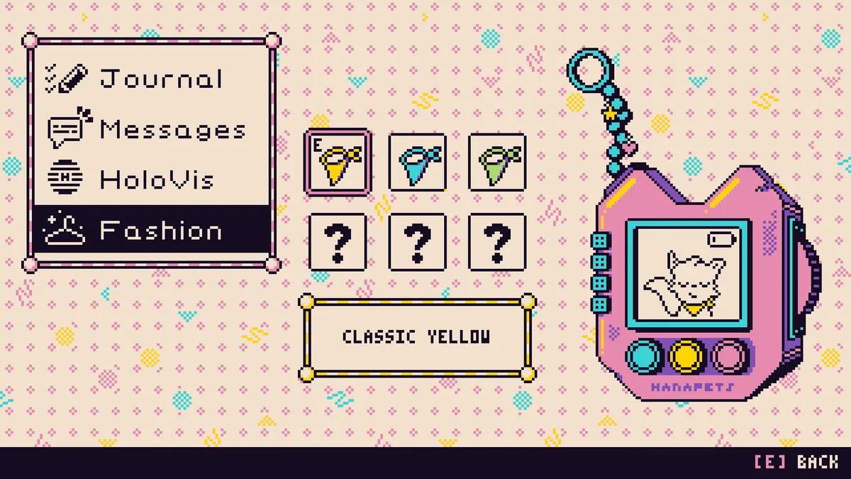 Gameplay screenshot of Petal Runner showcasing Game Boy Color style pixel art streets in Sapphire Valley