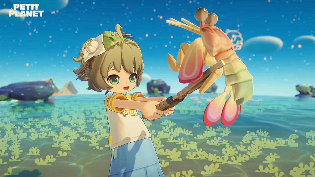 Petit Planet beachcombing fishing gameplay