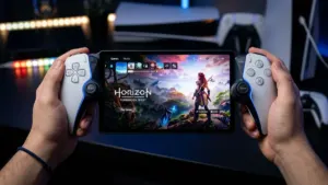 Hands-on PlayStation Portal OLED revision with DualSense ergonomic grips
