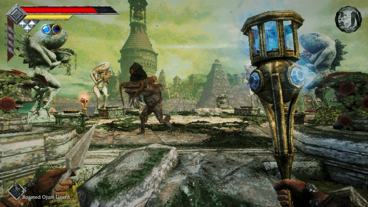 Queens Domain dungeon exploration grindstones and throwing daggers