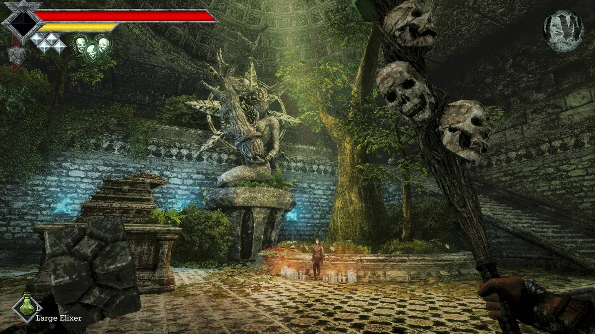 Queens Domain Holy Sword Endu and Sword Flying movement tech