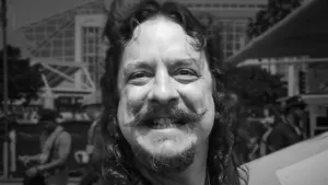 Official portrait of Richard Levelord Gray legendary level designer of Duke Nukem 3D and Quake