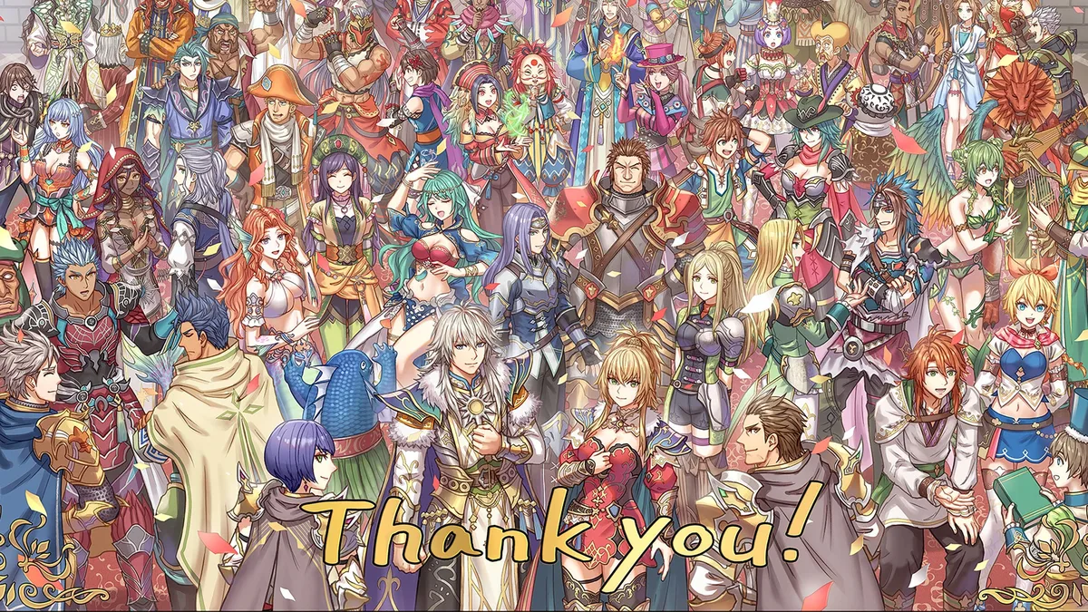 Romancing SaGa 2 Revenge of the Seven 1 million sales artwork