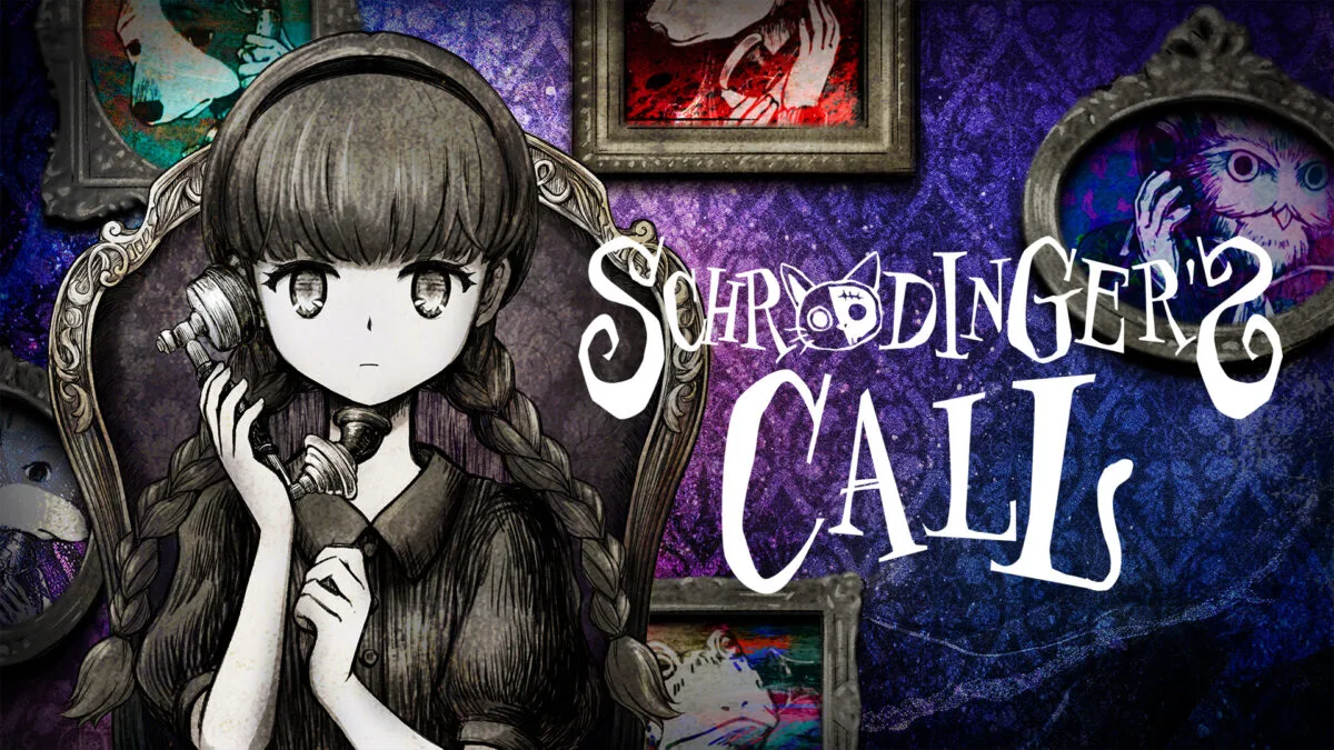 Mary holding the telephone receiver in Schrödinger's Call for Nintendo Switch 2