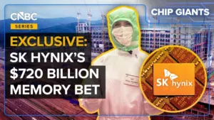 SK hynix semiconductor memory fabrication facility for AI hardware