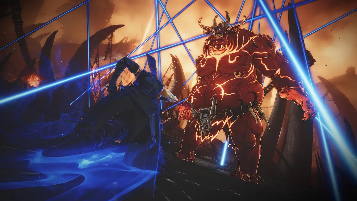 Sung Jinwoo in combat in Solo Leveling: ARISE OVERDRIVE on PS5 and Xbox Series X|S