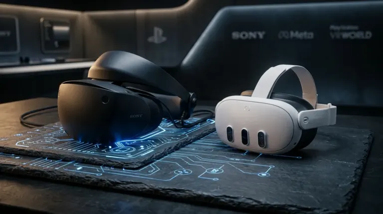 PlayStation VR2 headset and Meta XR technology patents