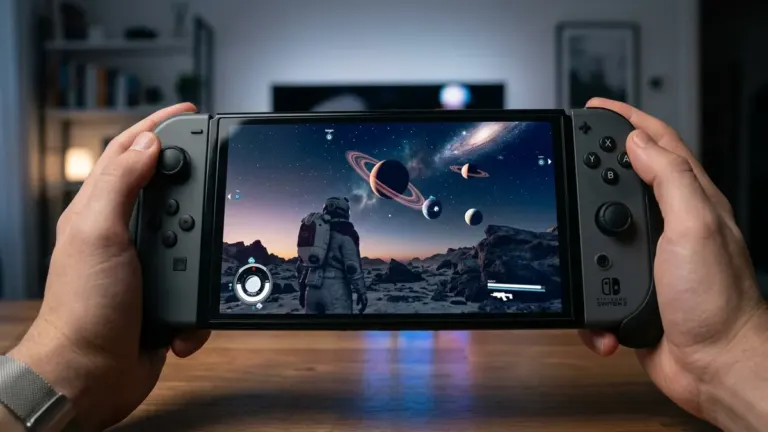 Starfield running on Nintendo Switch 2