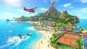 Nintendo Switch Sports Resort download file size 9.83GB on Switch 2