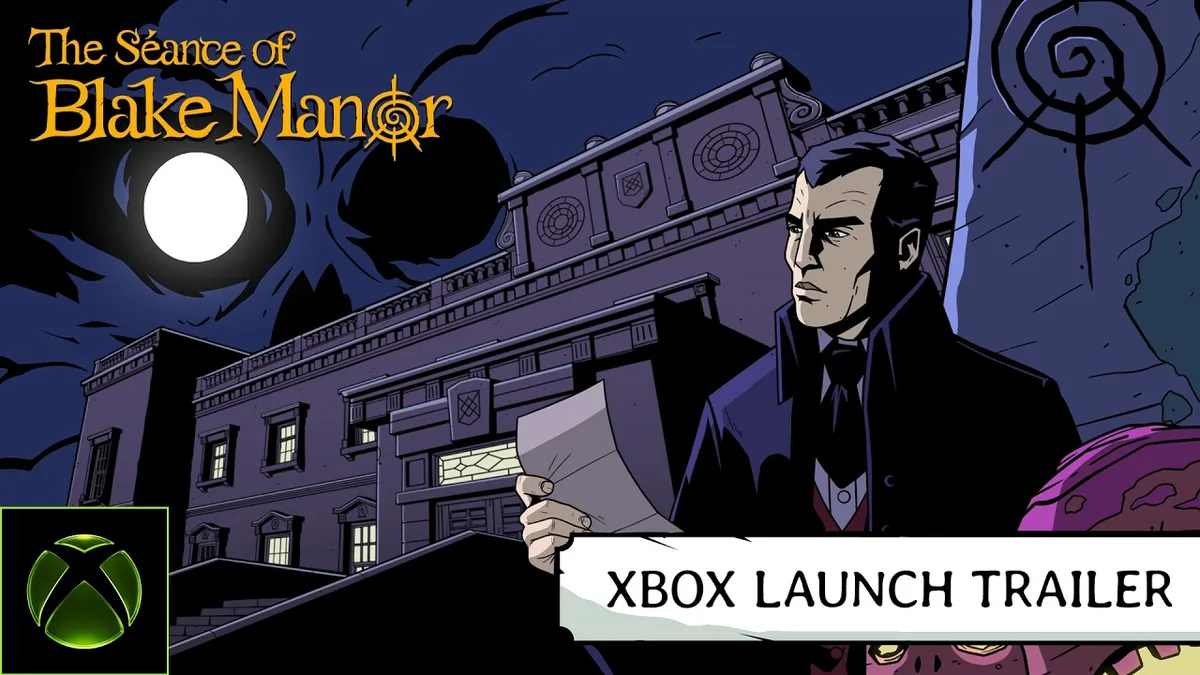 The Séance of Blake Manor launch trailer on PS5 and Xbox Series X|S Game Pass