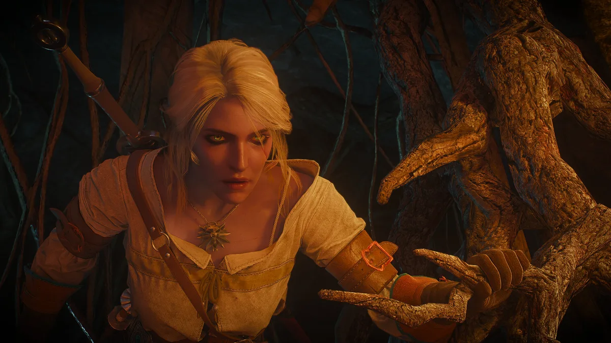 Ciri in The Witcher 3: Wild Hunt Remastered on Nintendo Switch 2 (Patch 5.01) Ciri in Velen in The Witcher 3: Wild Hunt Remastered running Patch 5.01 on Nintendo Switch 2