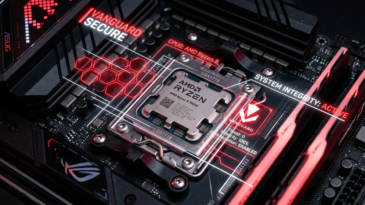 Ryzen CPU Vanguard motherboard socket