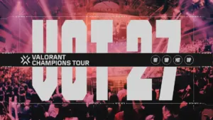 Official VCT 2027 Valorant Champions Tour key art by Riot Games