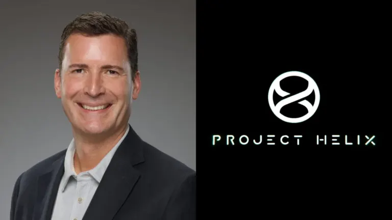 Former Xbox executive Mike Ybarra and official Xbox Project Helix next-gen console logo