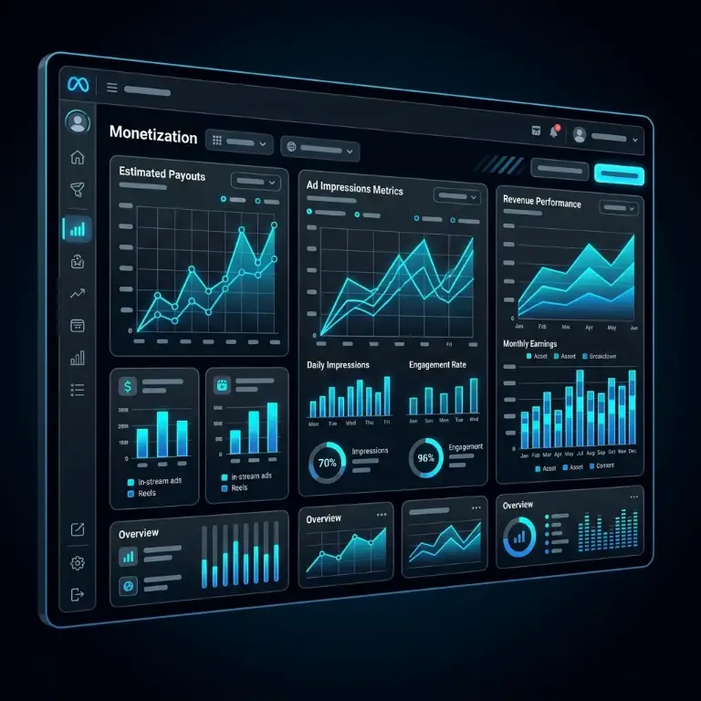 Meta Business Suite gaming monetization dashboard